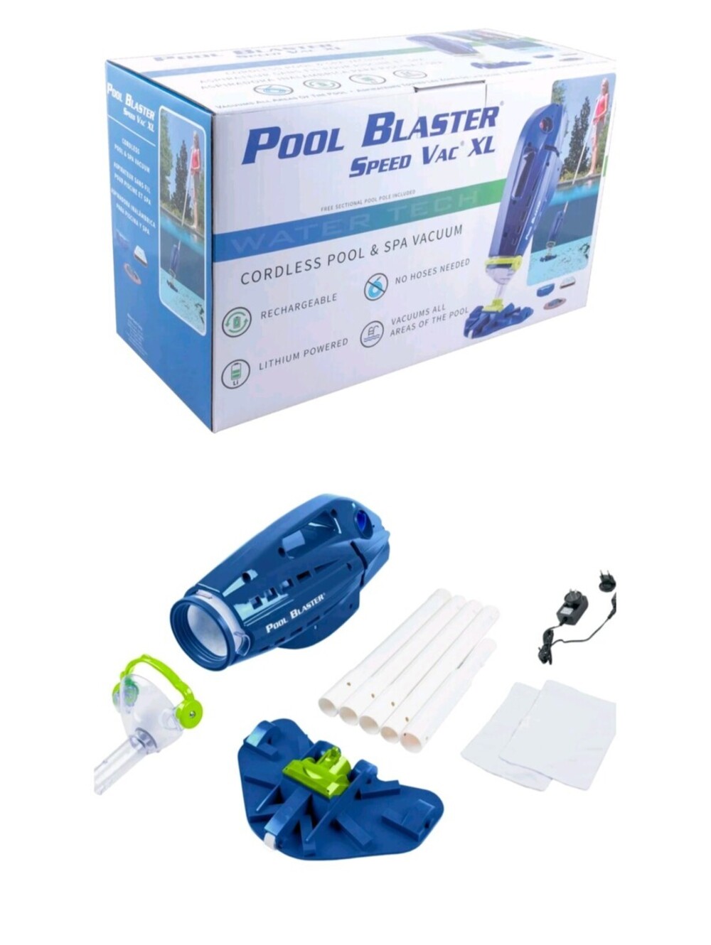Pool Blaster Speed Vac XL Cordless Pool & Spa Vacuum Brand New In Box